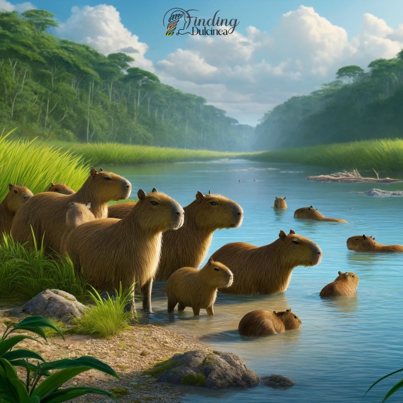 Capybara Facts: scientific name translates to water pig