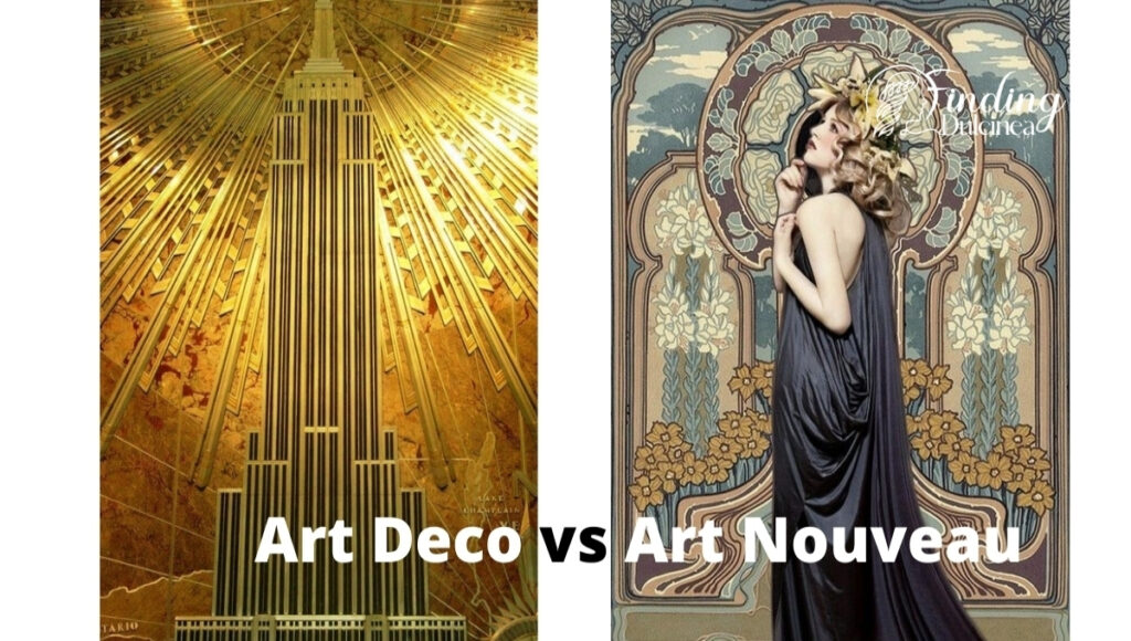 How Art Nouveau and Art Deco Differ Visually