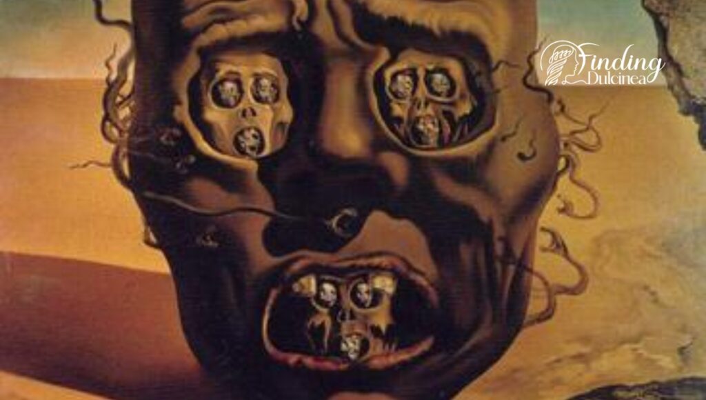 The Face Of War By Salvador Dalí