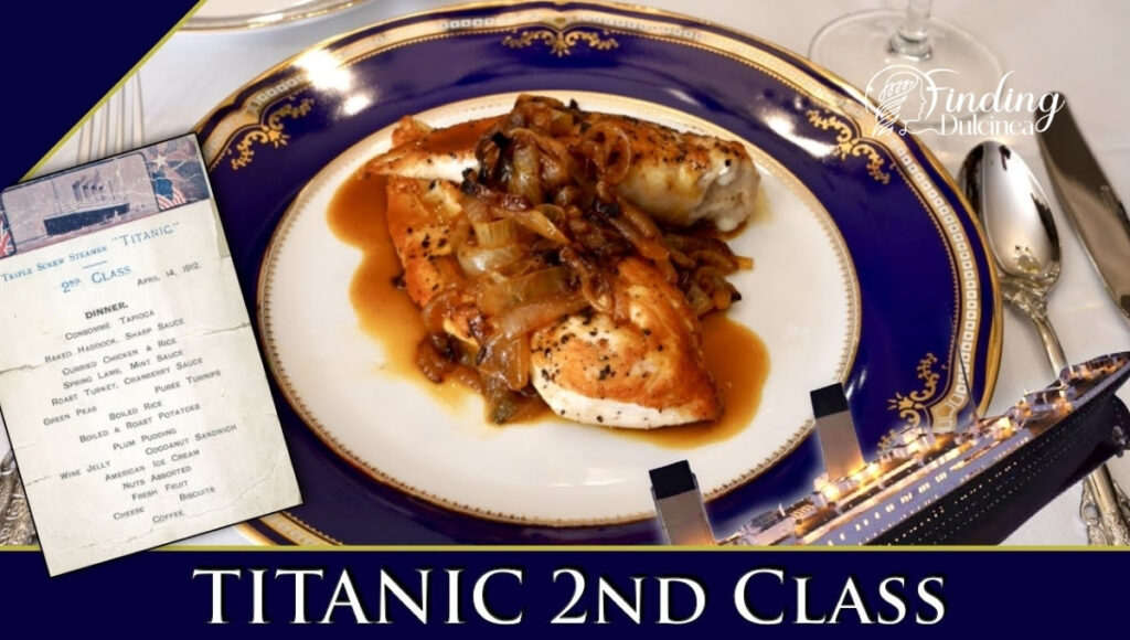 Titanic Second Class Menu