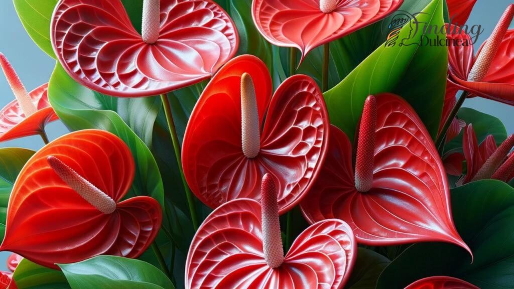 Red Flowers Meaning: Anthuriums