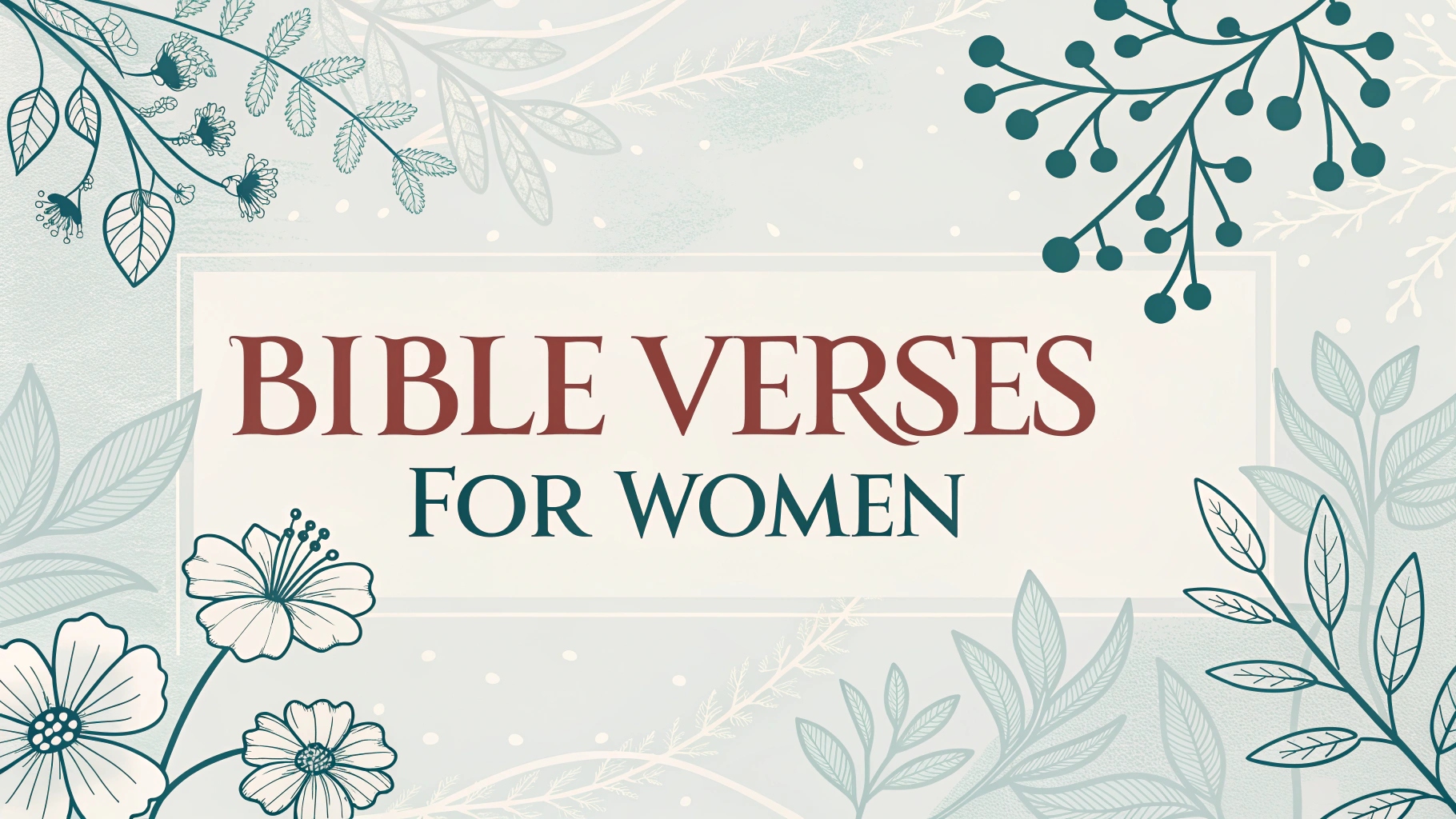 Bible Verses for Women