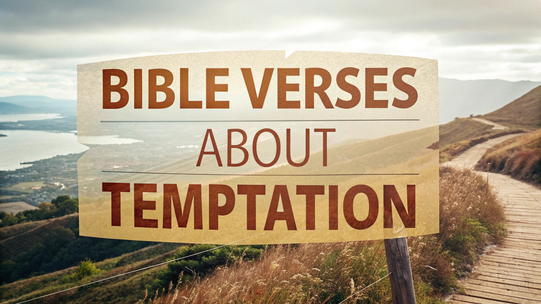 Bible Verses About Temptation