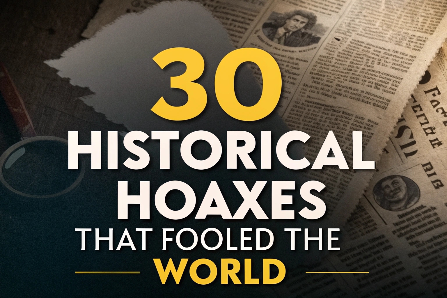 Historical Hoaxes That Fooled the World