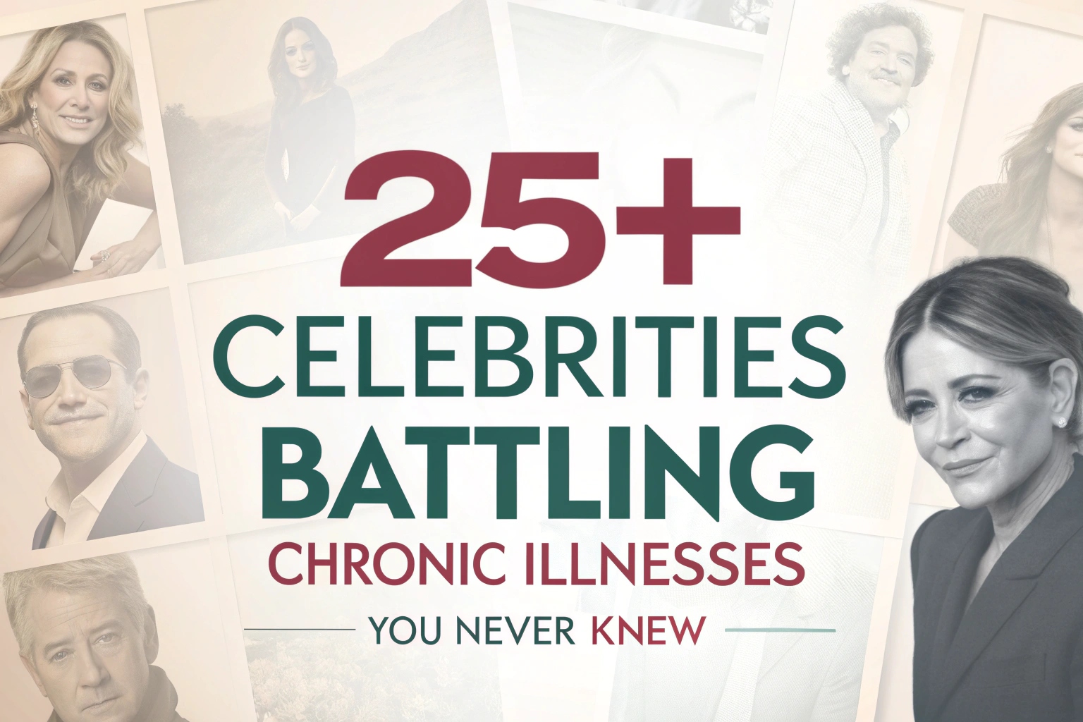 Celebrities Battling Chronic Illnesses