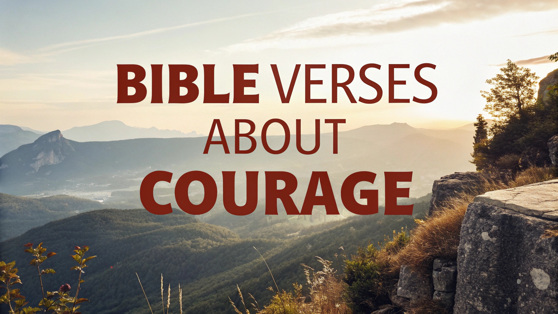 Bible Verses About Courage