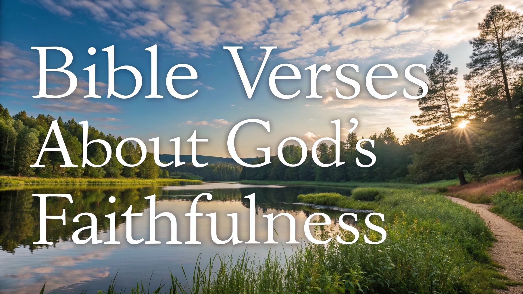 Bible Verses About God’s Faithfulness