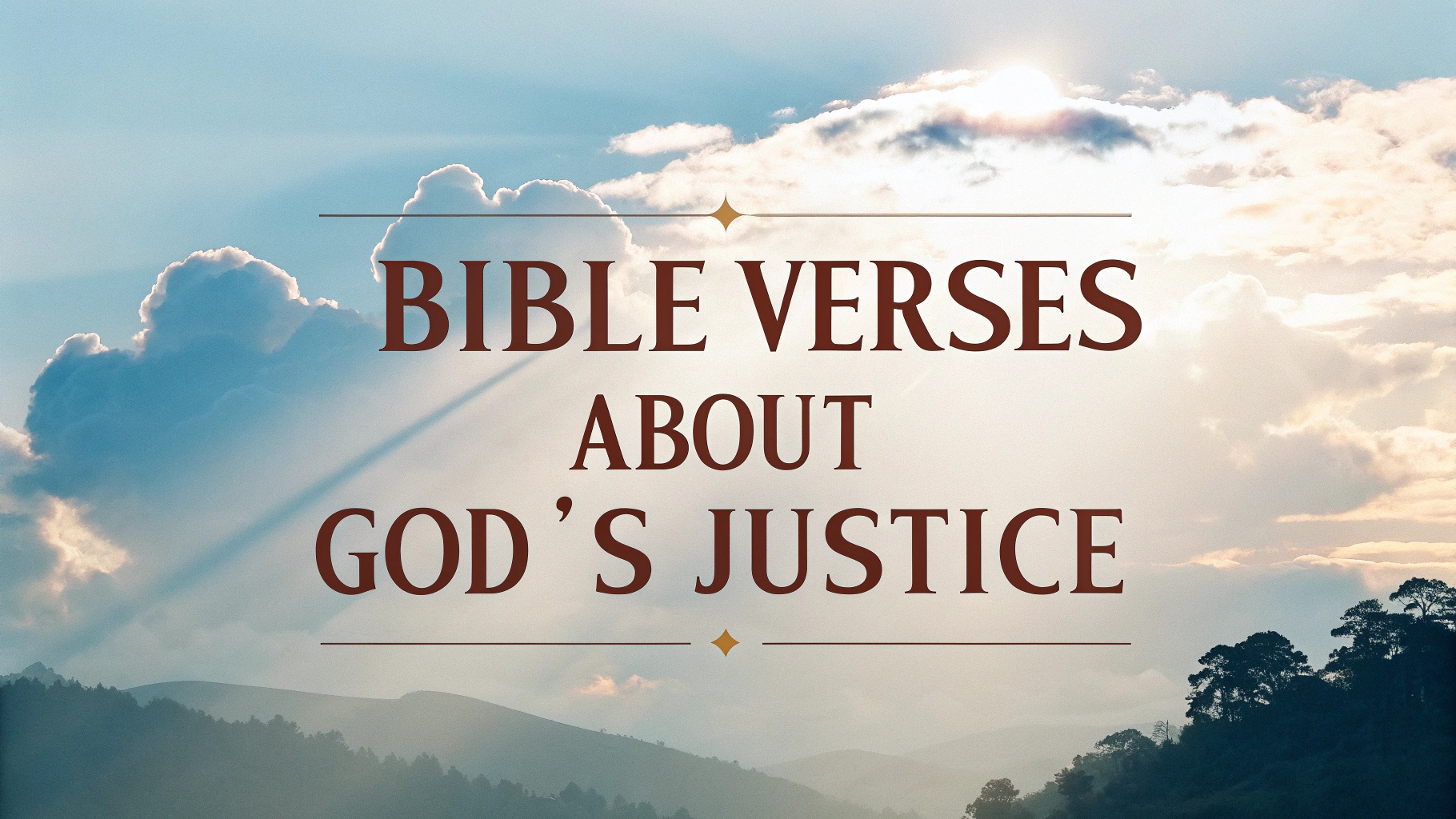 Bible Verses About God’s Justice