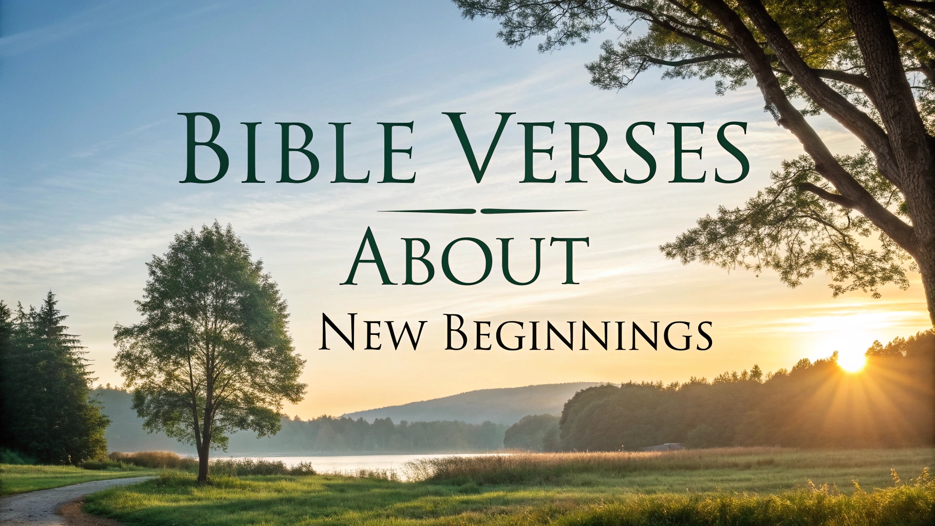 Bible Verses About New Beginnings