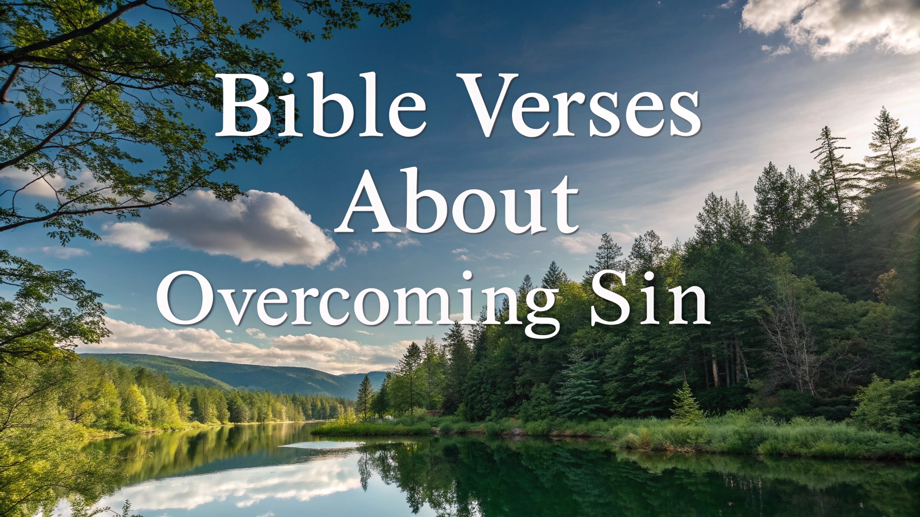 Bible Verses About Overcoming Sin