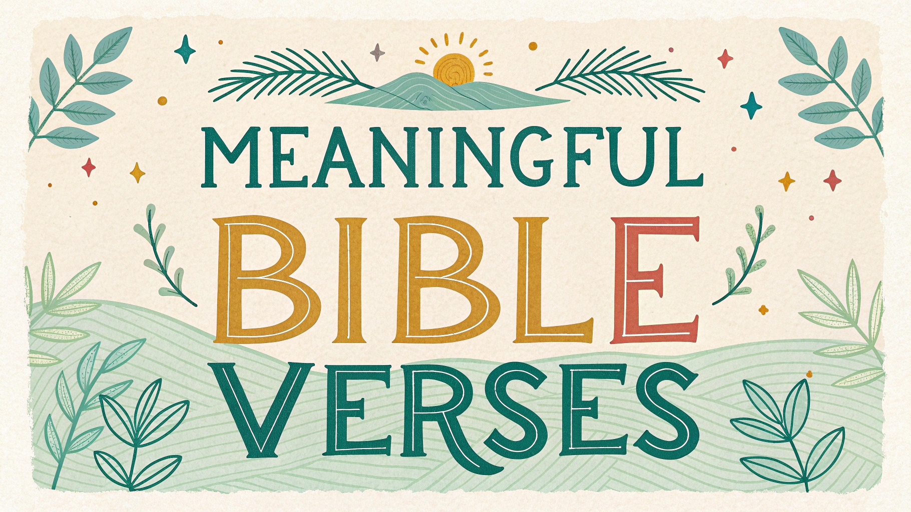 Meaningful Bible Verses
