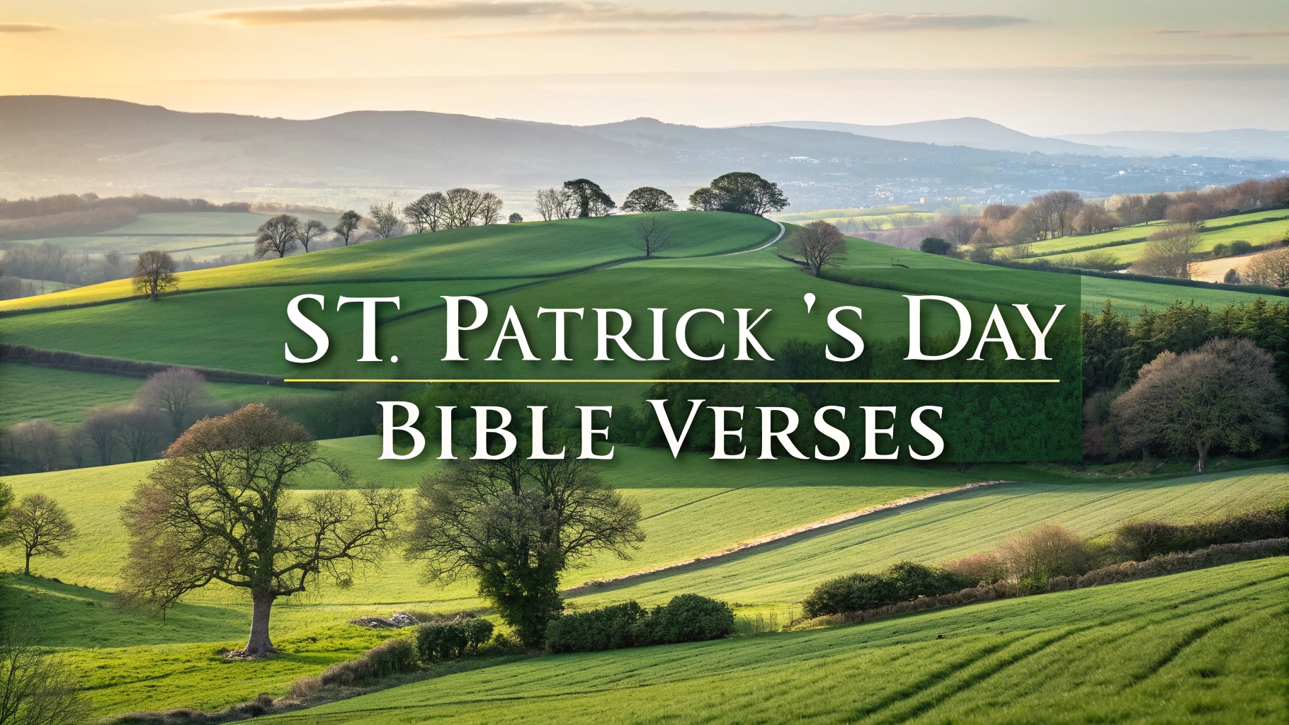 St Patrick’s Day Bible Verses
