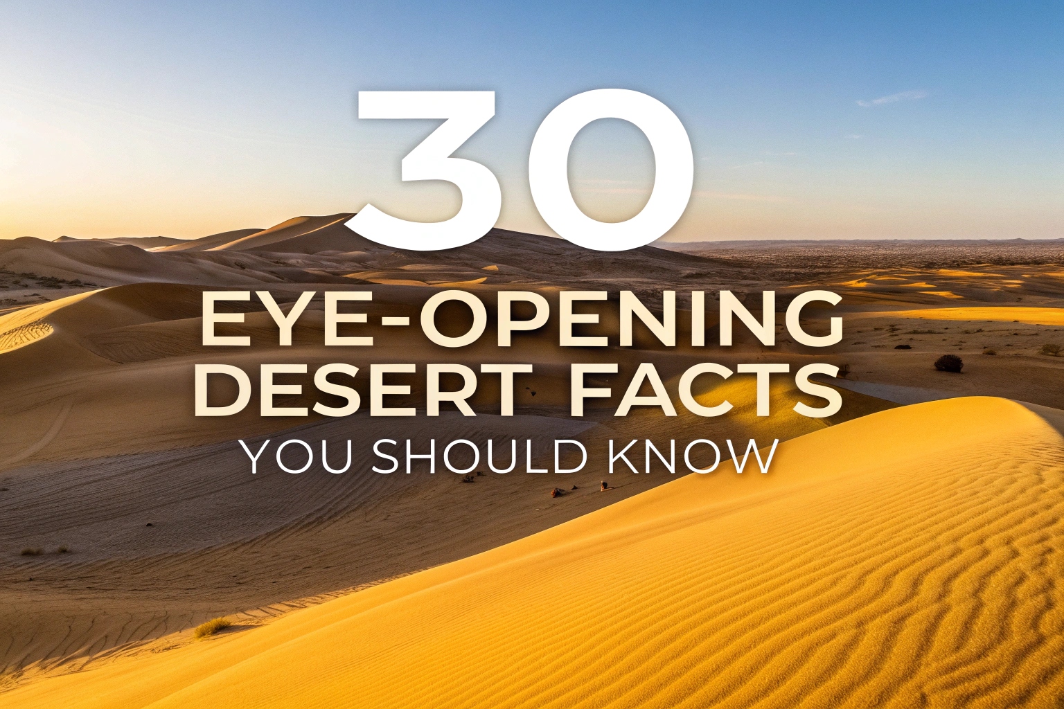 Desert Facts