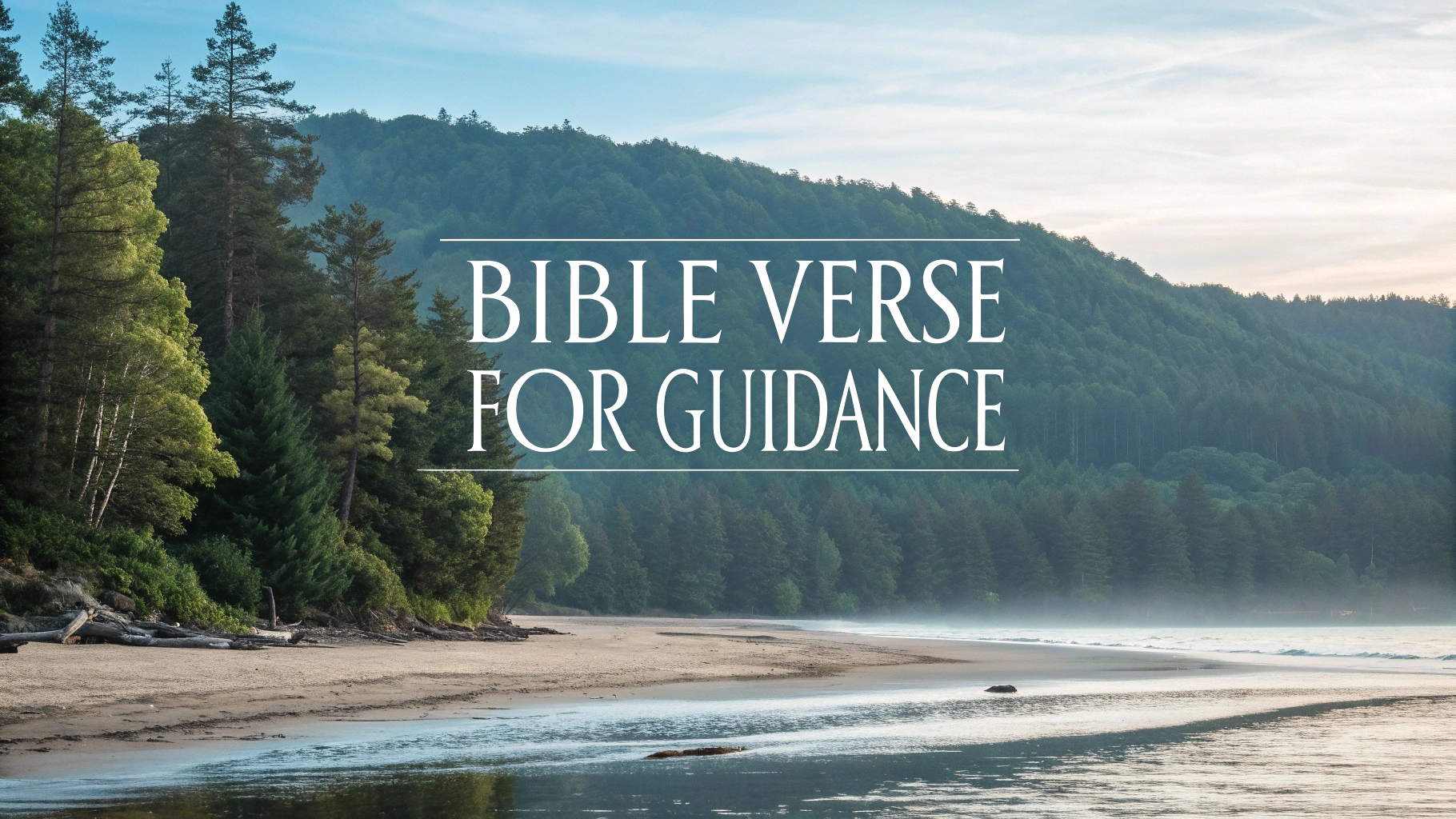 Bible Verse for Guidance