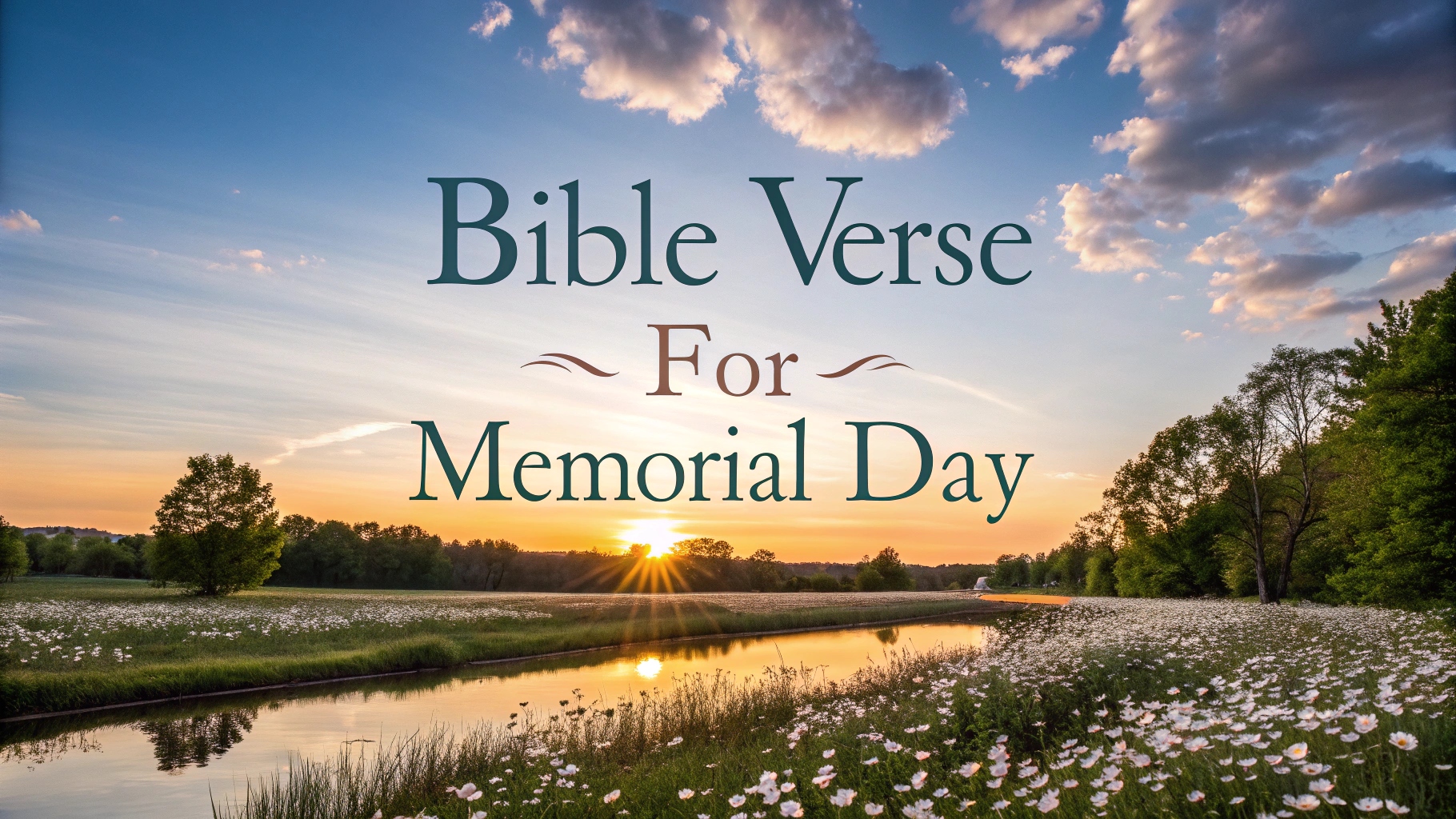 Bible Verse for Memorial Day