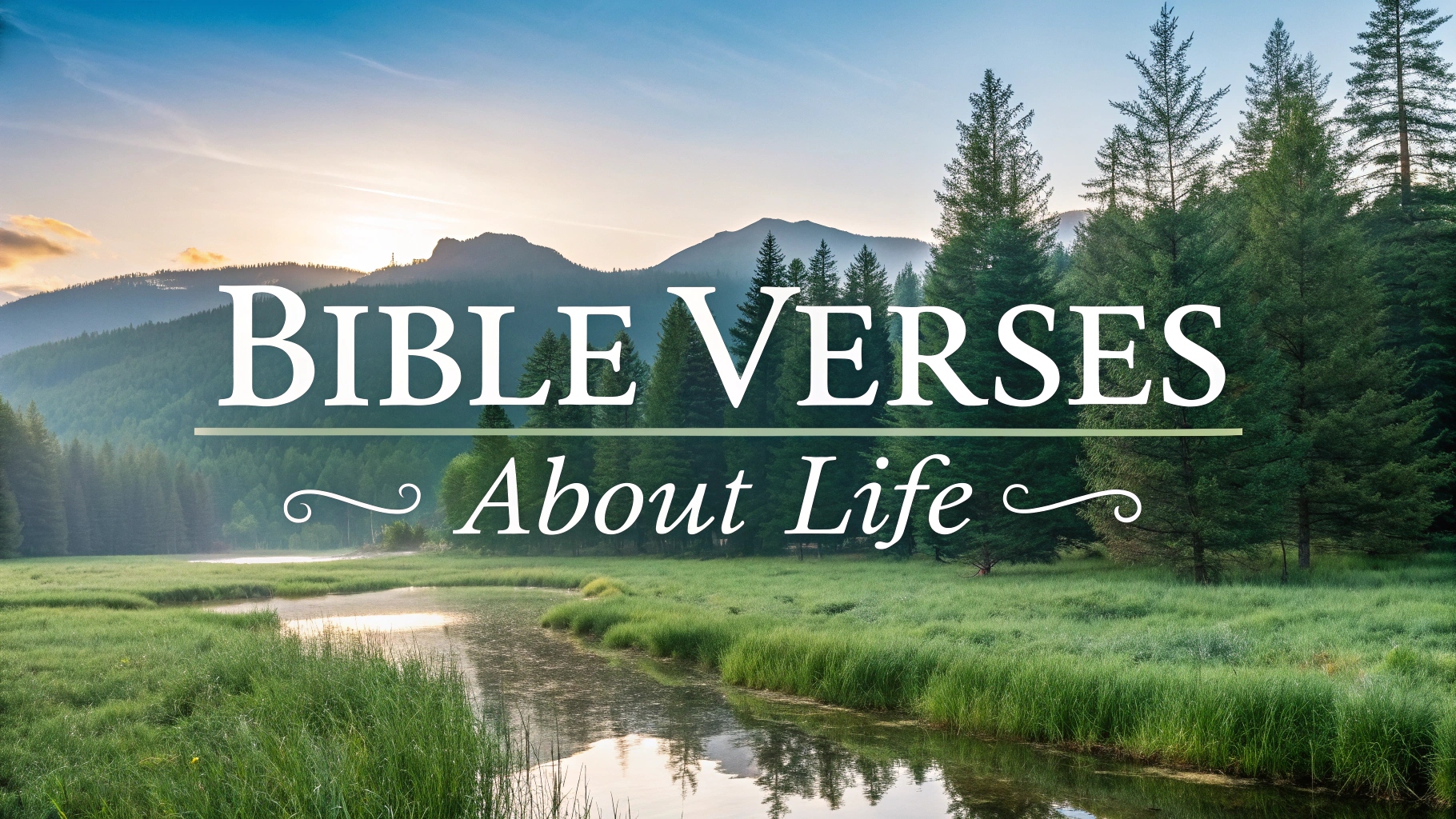 Bible Verses About Life