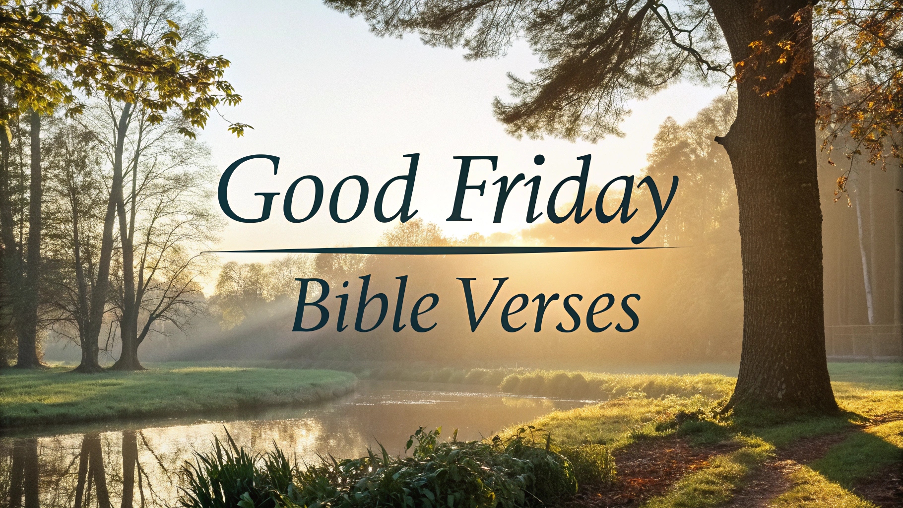 Good Friday Bible Verses