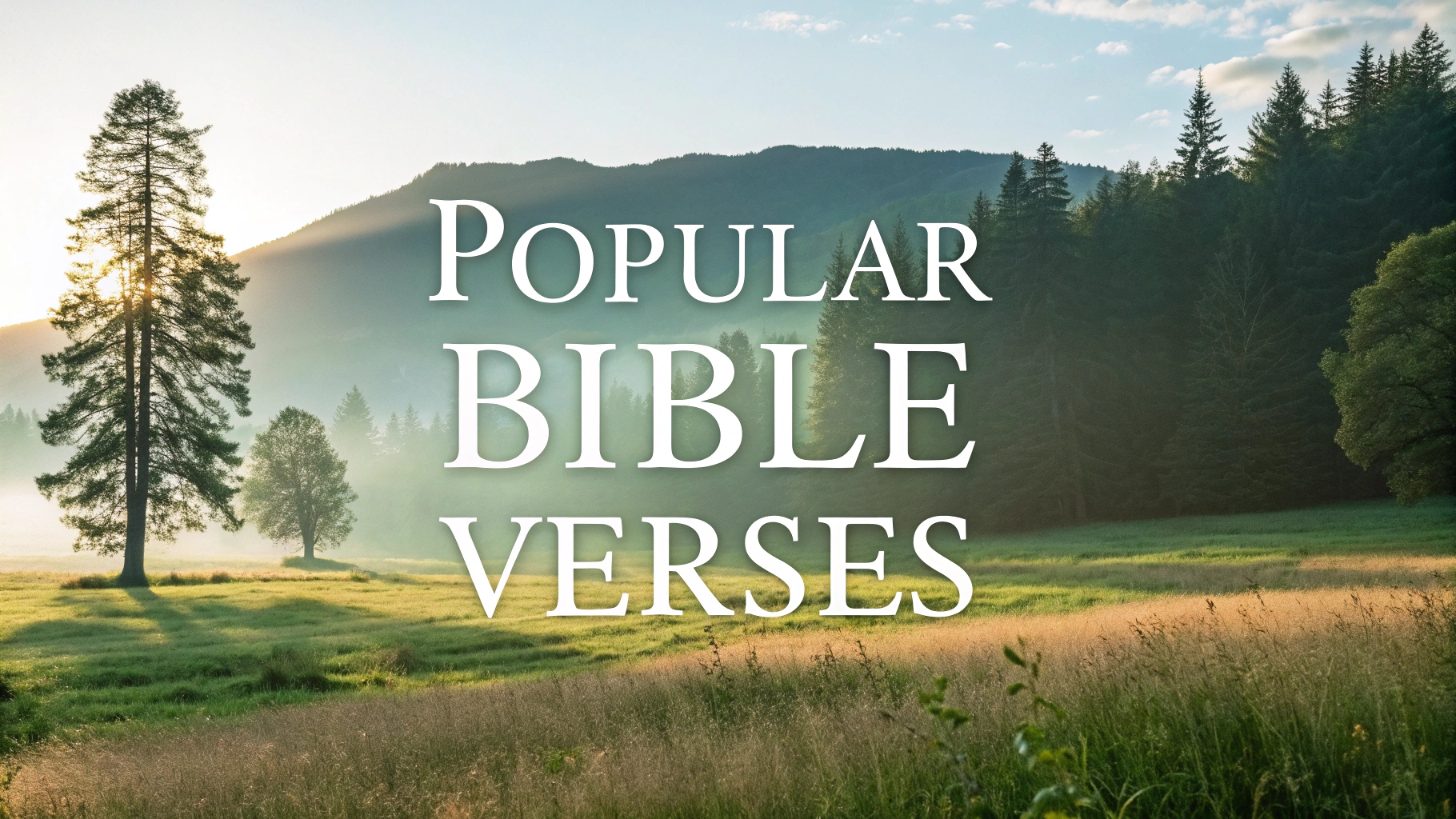 Popular Bible Verses