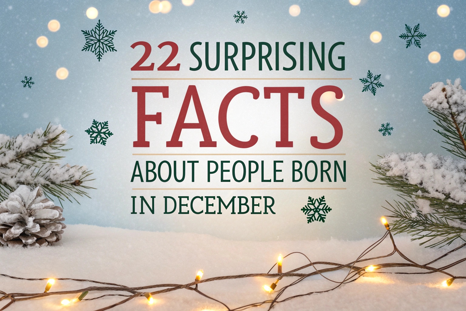 People Born in December