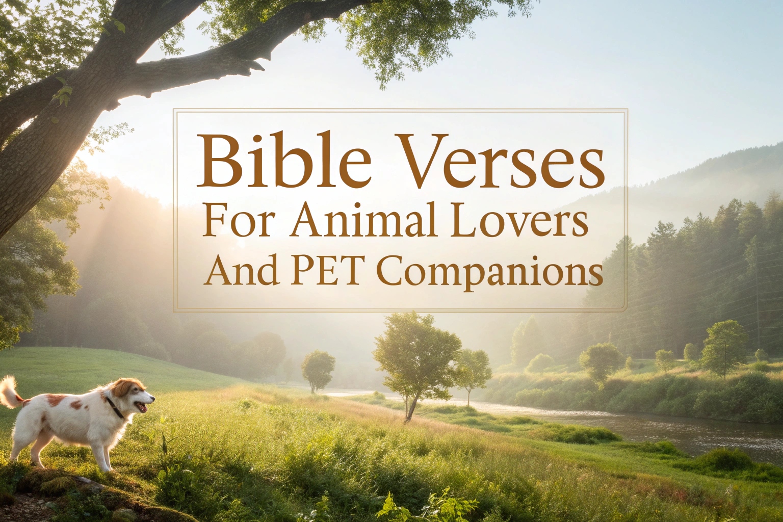 Bible Verses for Animal Lovers and Pet Companions