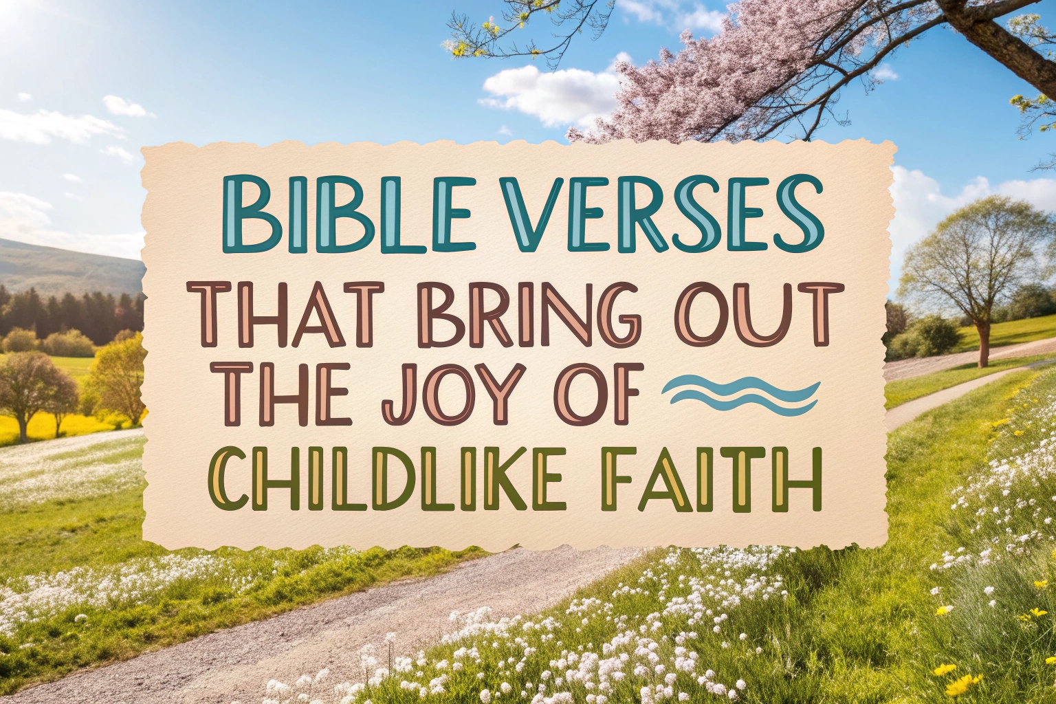 Bible Verses That Bring Out the Joy of Childlike Faith