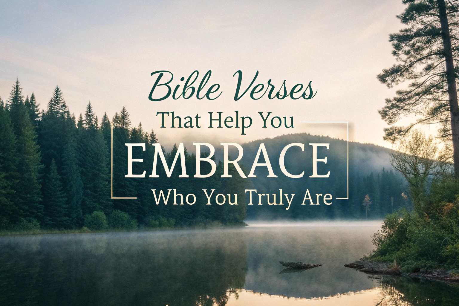 Bible Verses That Help You Embrace Who You Truly Are