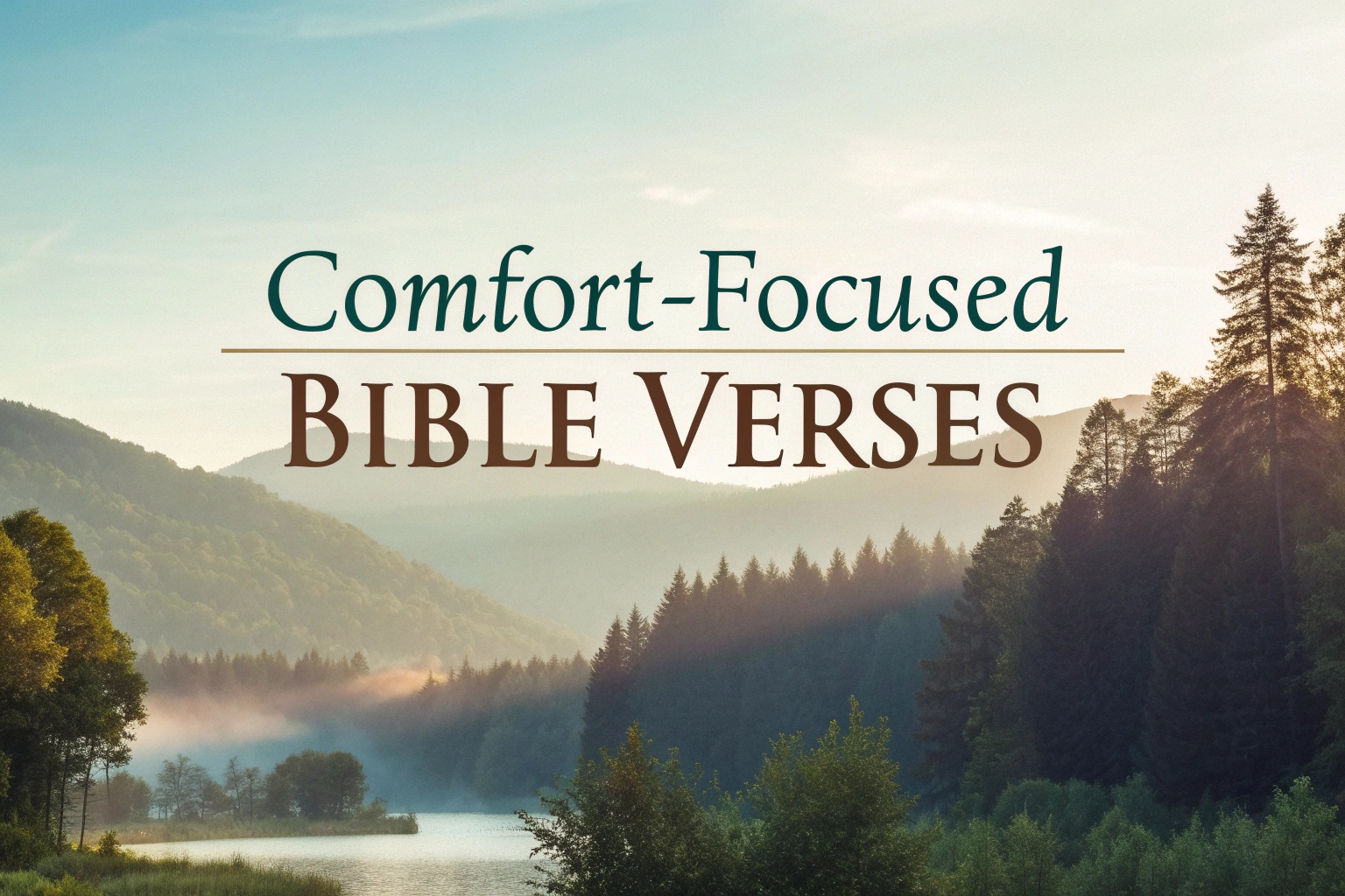 Comfort-Focused Bible Verses
