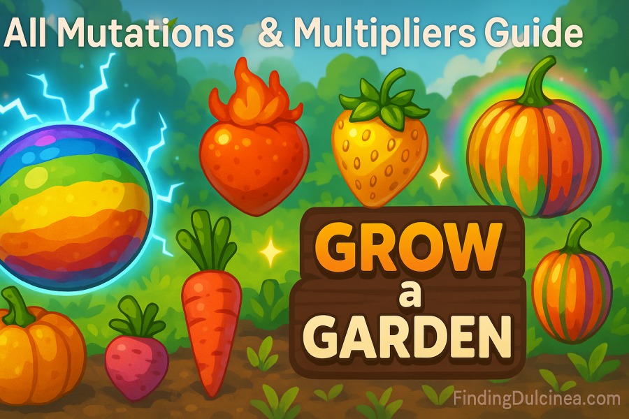 All 35+ Mutations and Multipliers in Grow a Garden Roblox