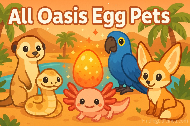 All 5 Oasis Egg Pets in Grow a Garden