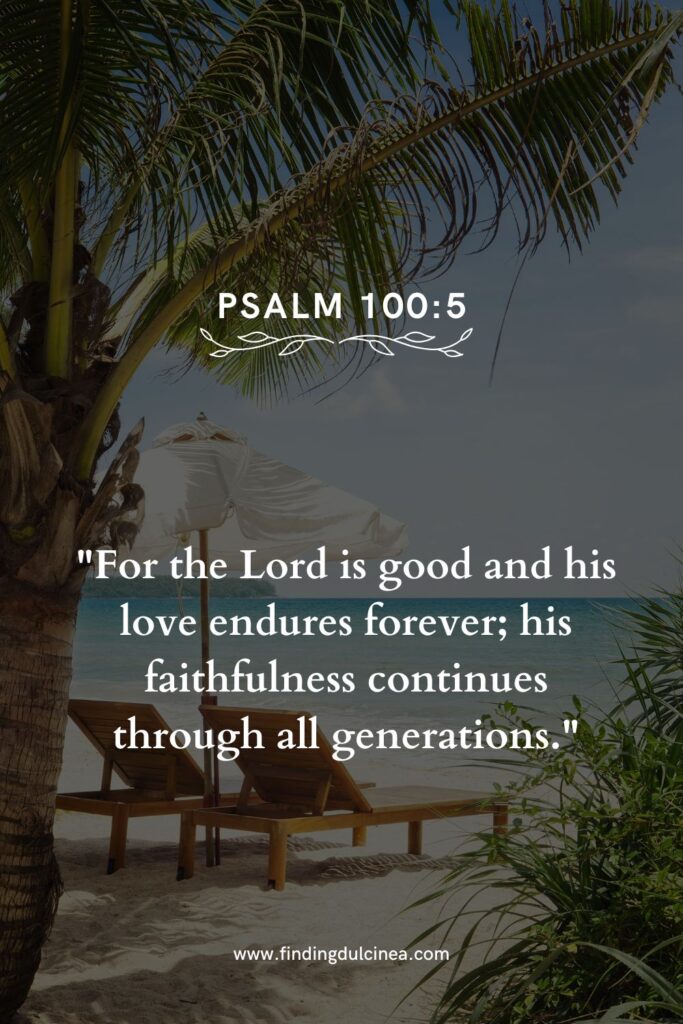Bible Verse for God's Goodness