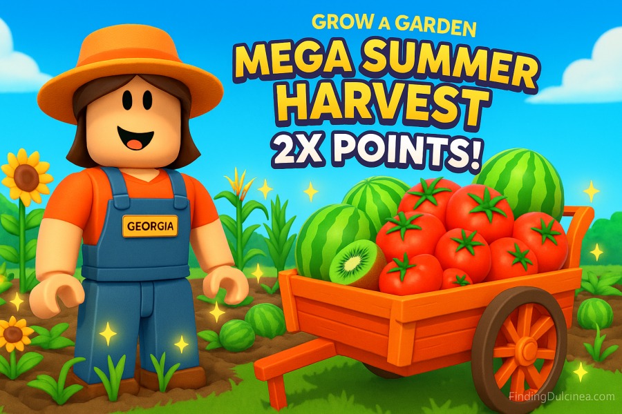 Grow a Garden Mega Summer Harvest Event Guide