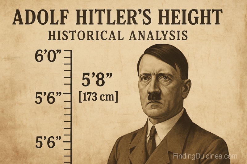 How Tall Was Adolf Hitler? Was he 5'8 or 5'9?