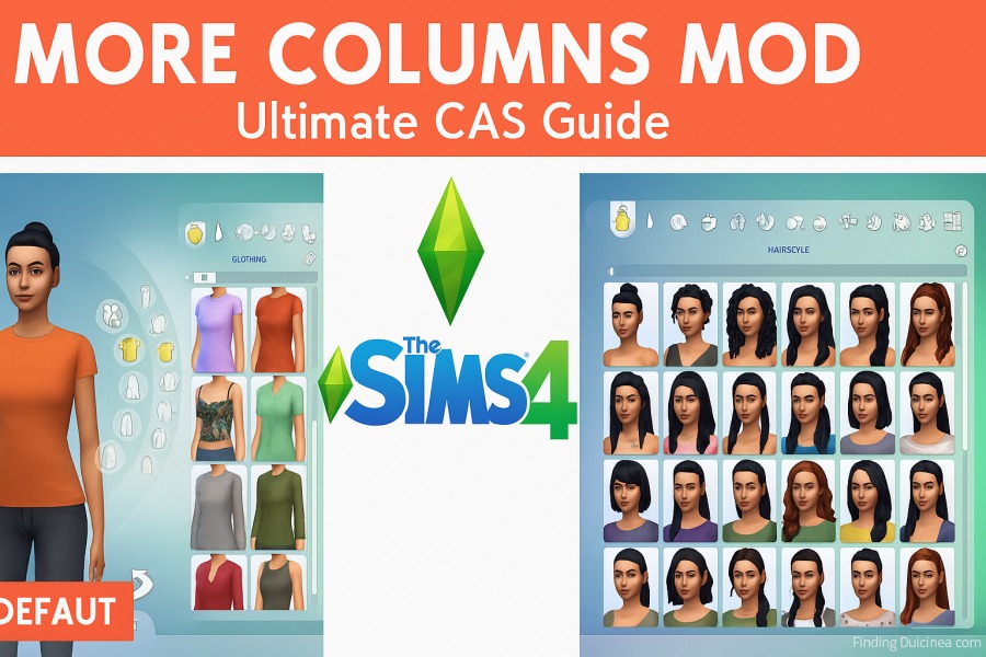 Sims 4 More Columns Mod 2025 Ultimate CAS Guide 1