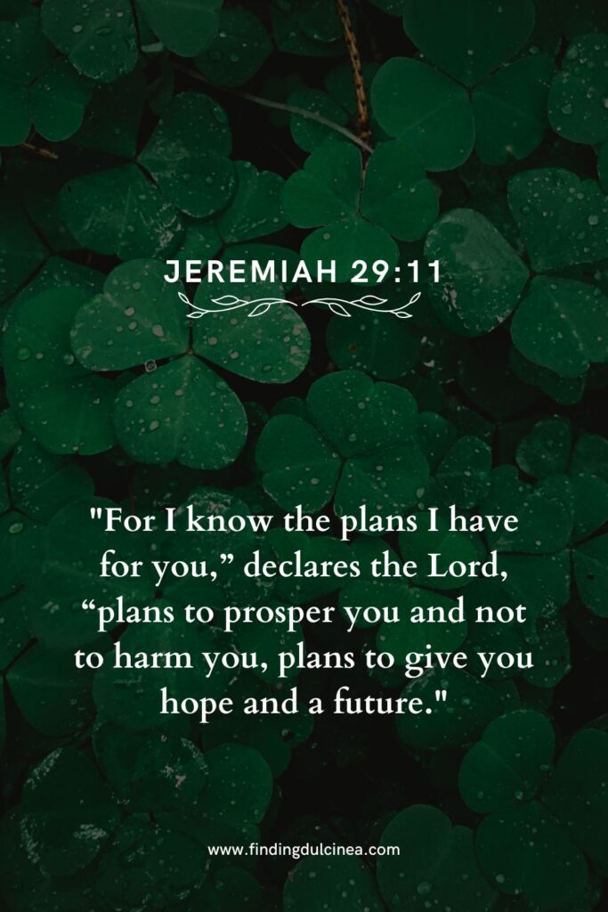 bible verse for good luck