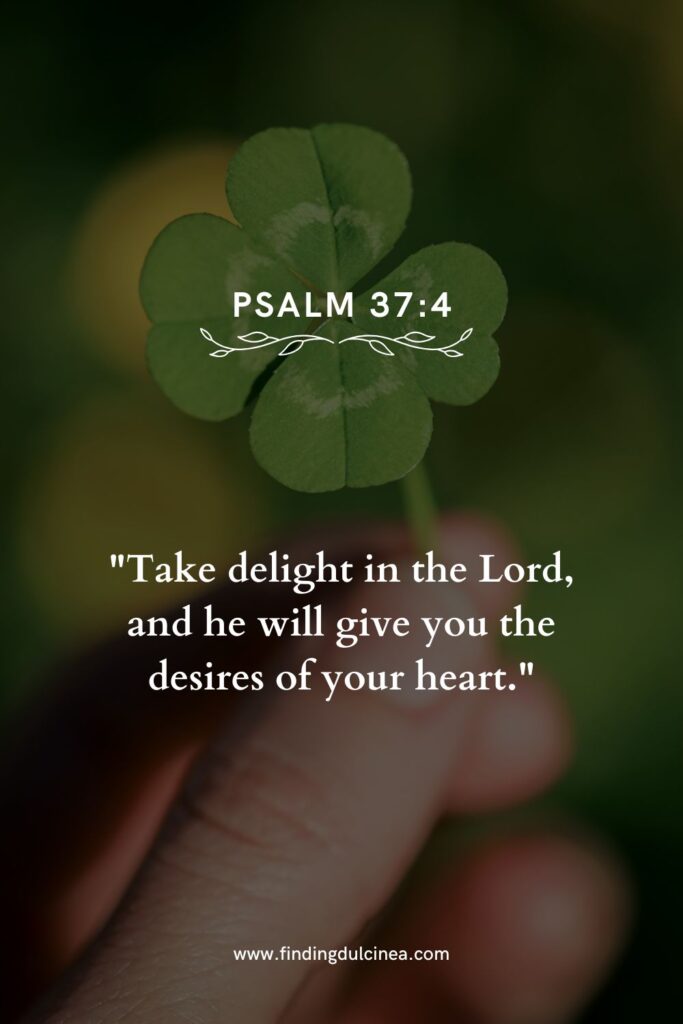 bible verse for good luck