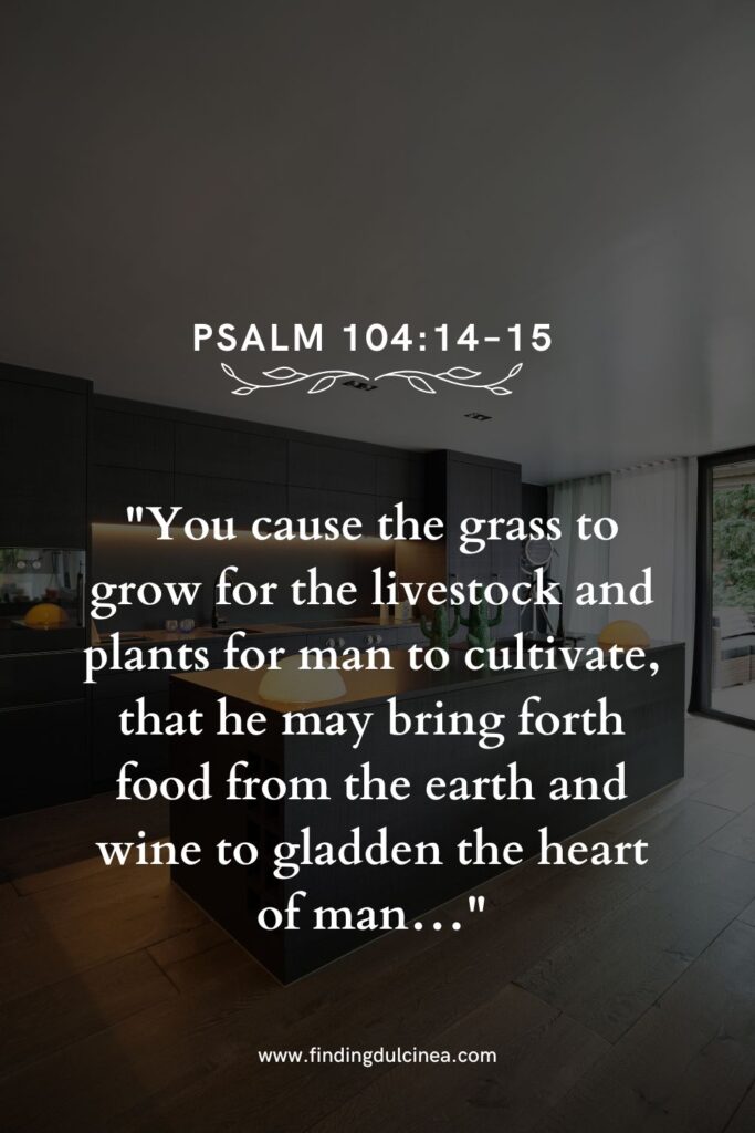 bible verse for kitchen