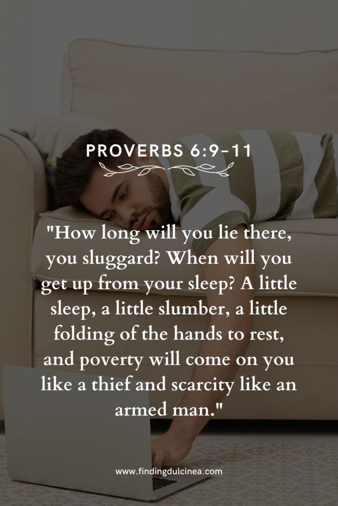 bible verse for laziness