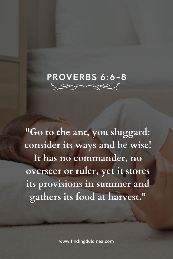 bible verse for laziness