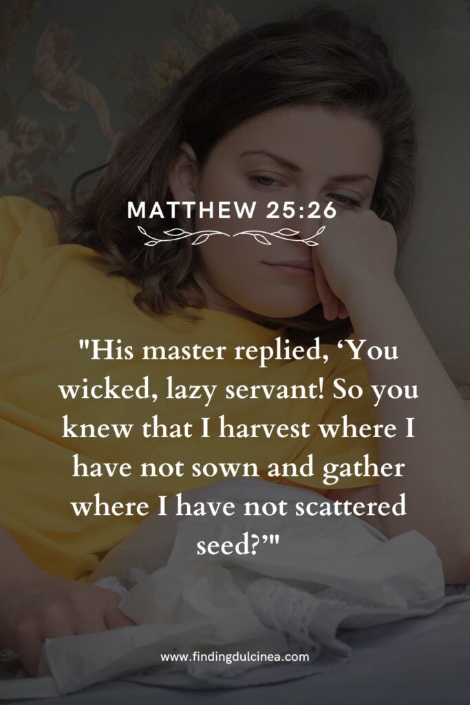 bible verse for laziness
