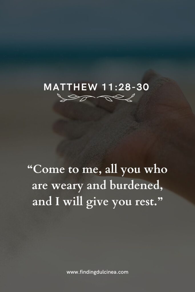 bible verse for letting go