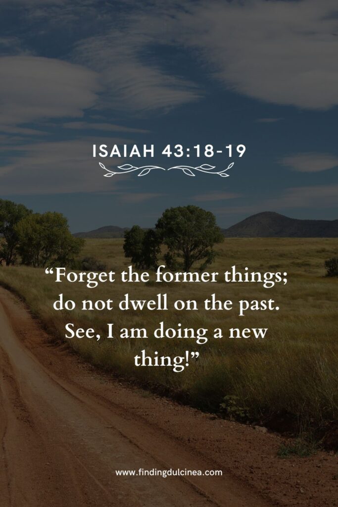 bible verse for letting go