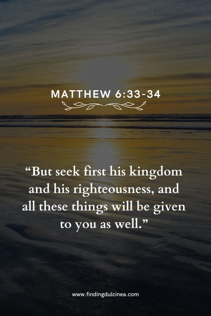 bible verse for letting go