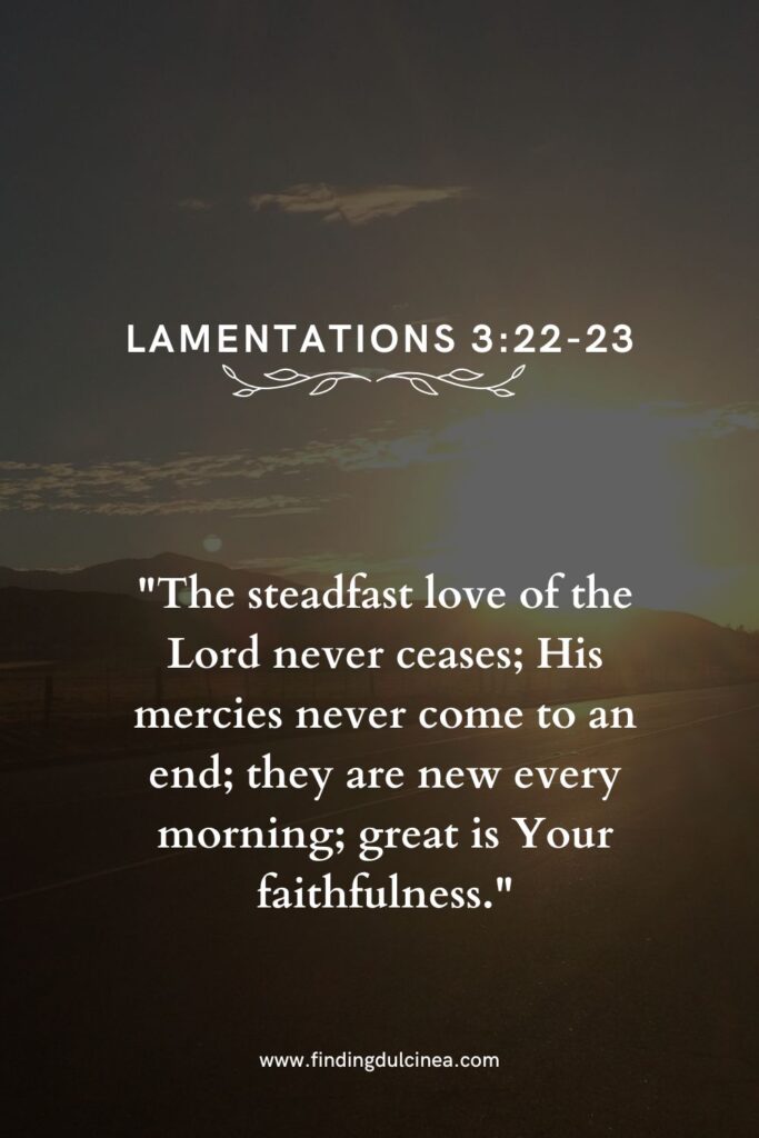bible verse for morning