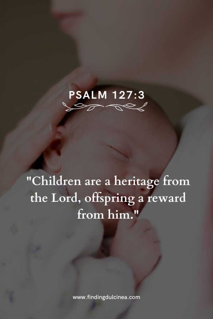 bible verse for new baby