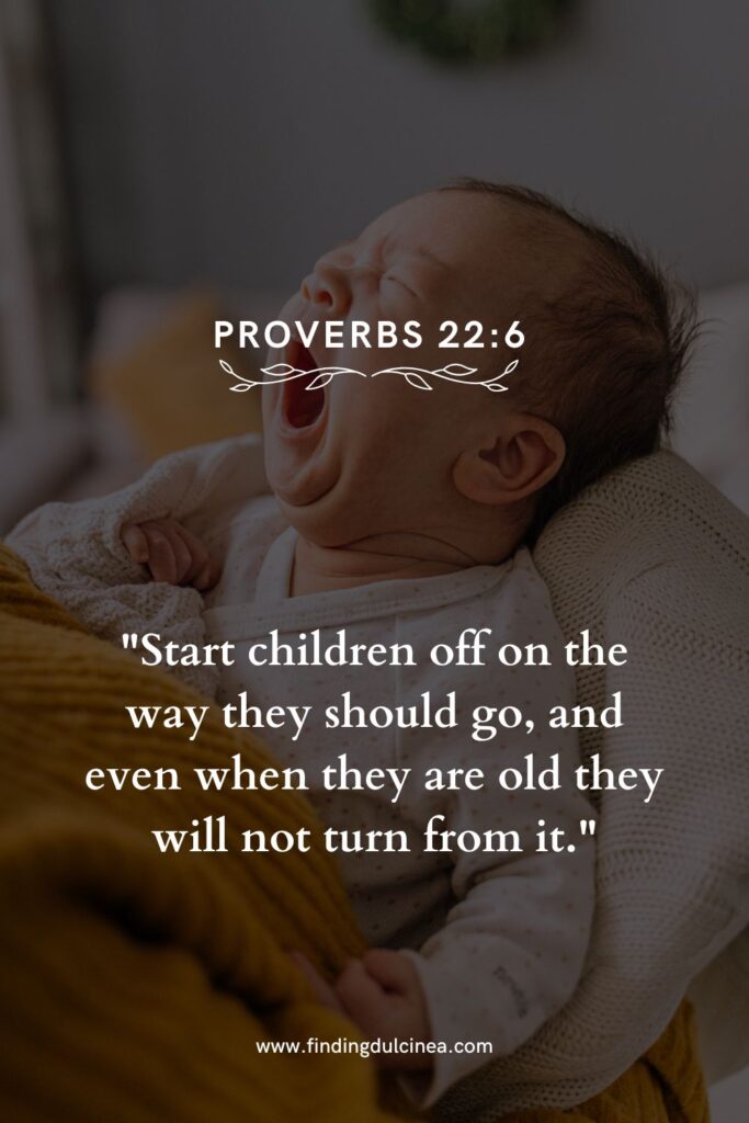 bible verse for new baby