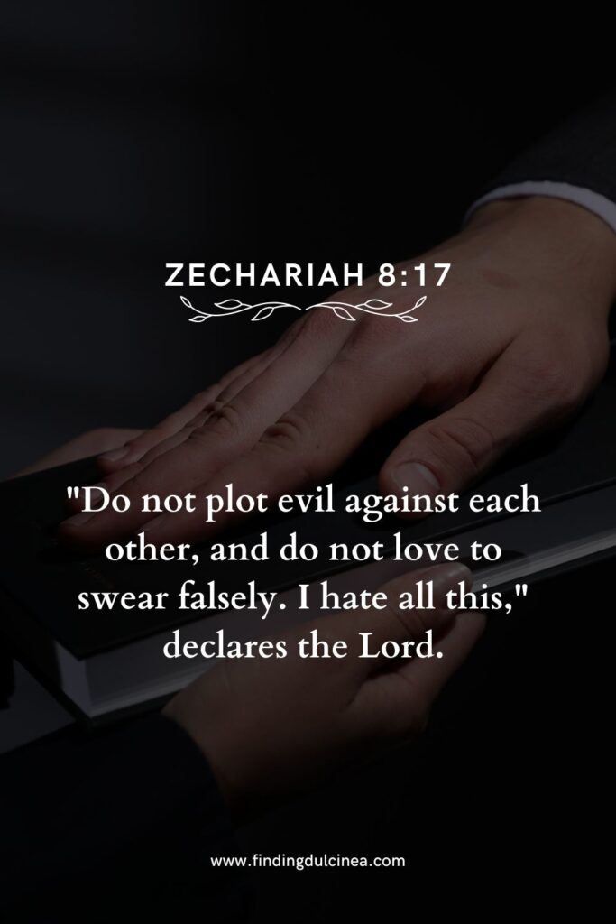 bible verse for oath