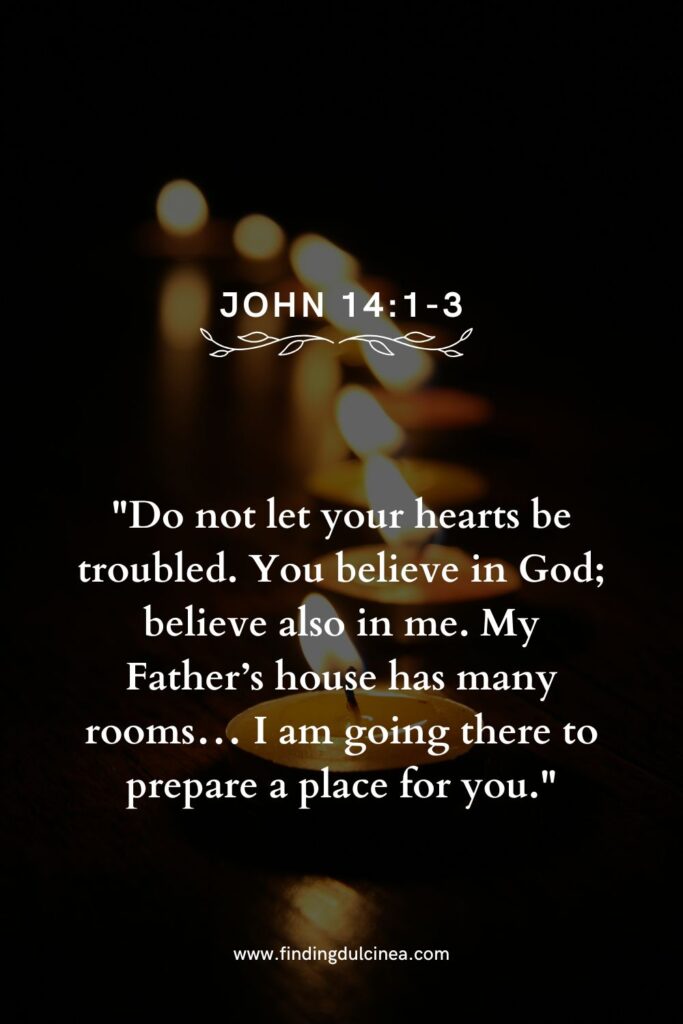 bible verse for obituary
