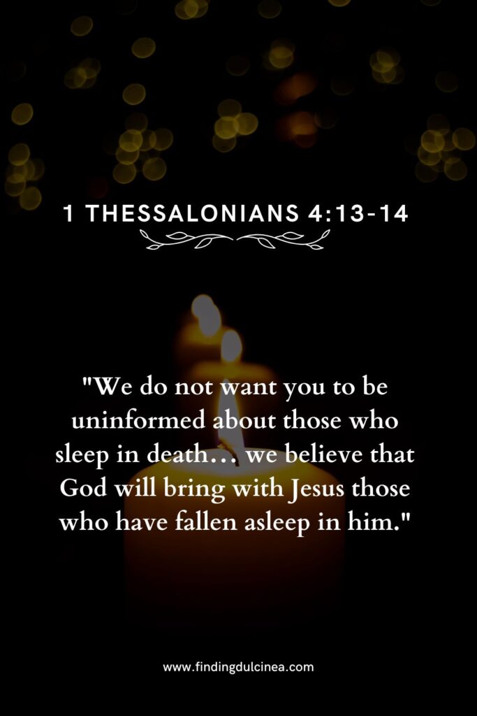 bible verse for obituary