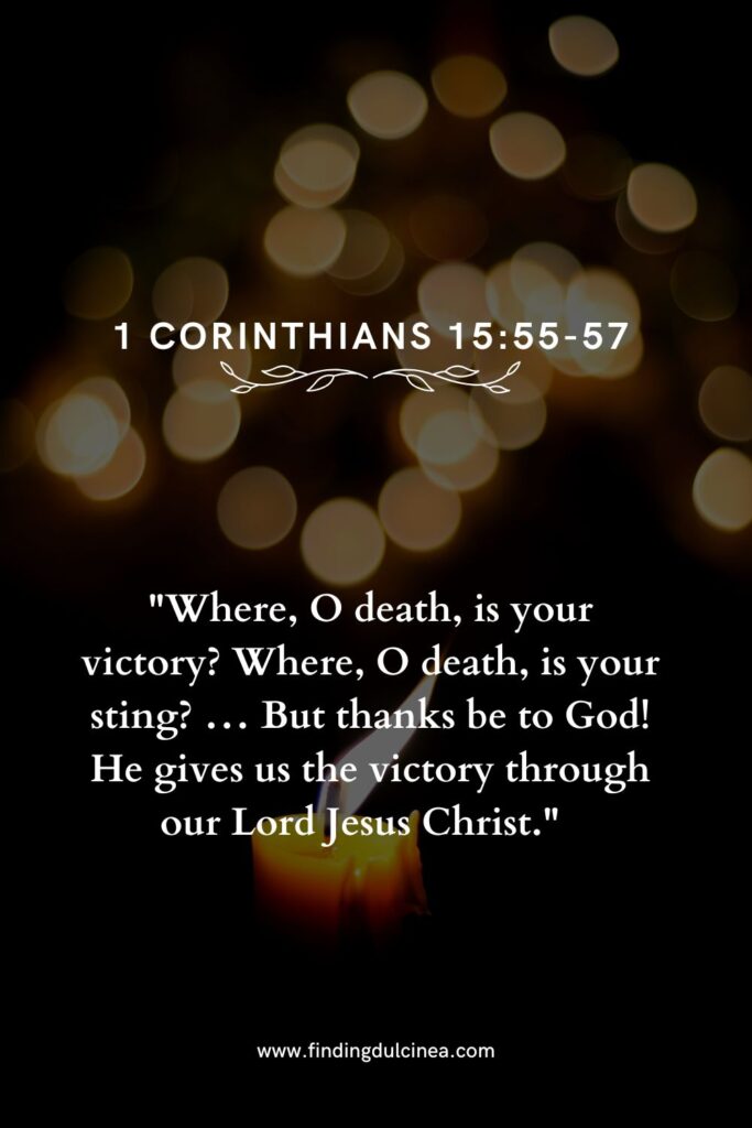 bible verse for obituary