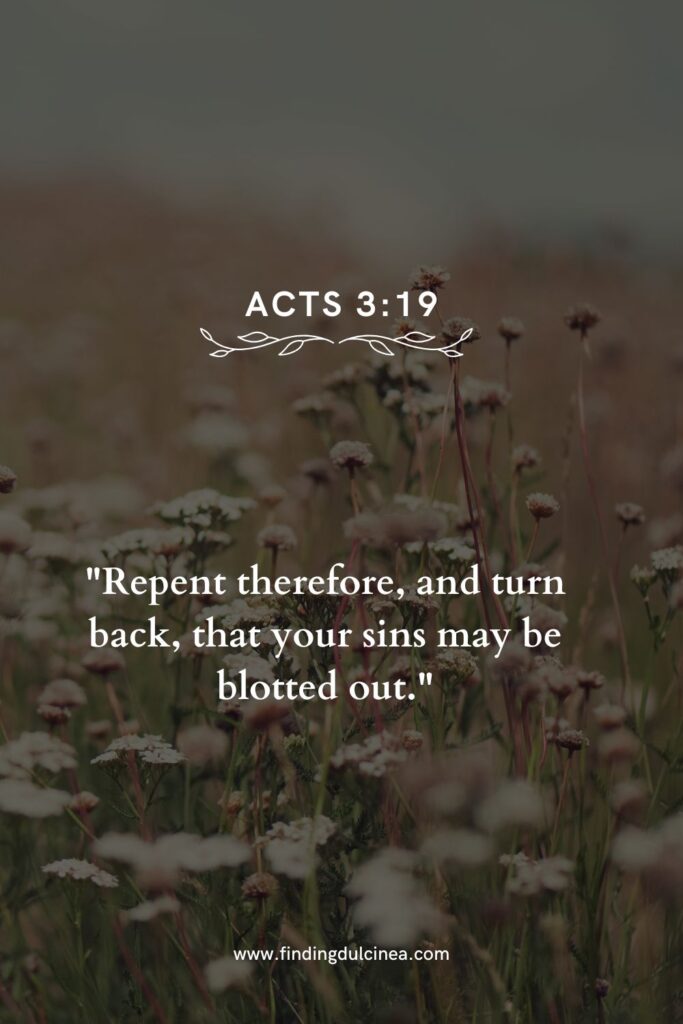 bible verse for repentance